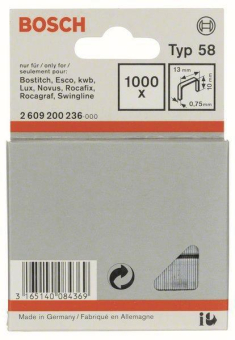 Bosch Feindrahtklammer Typ 58 2609200236 