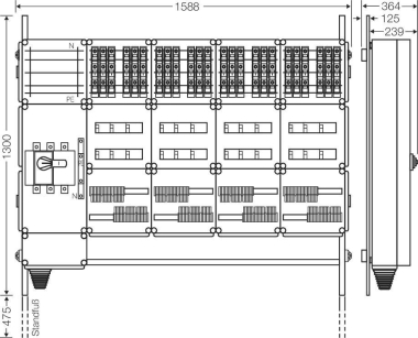 Hensel Ladeverteiler f. Mi EV 11kW 24100 