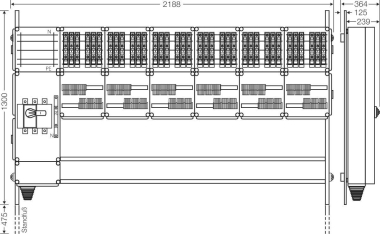 Hensel Ladeverteiler f. Mi EV 11kW 36000 