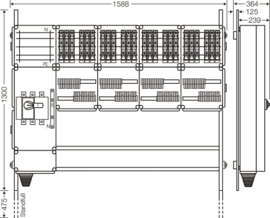Hensel Ladeverteiler f. Mi EV 11kW 24000 