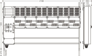 Hensel Ladeverteiler f. Mi EV 11kW 36000 