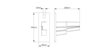 NIED Wandausleger schwer         KTAS200 