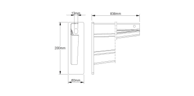 NIED Wandausleger standard        KTA800 