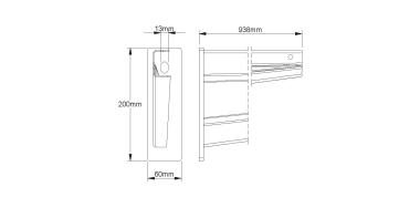 NIED Wandausleger standard       KTA 900 