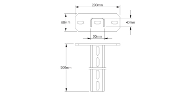 NIED Hängestiel           HU 6040/500 ER 