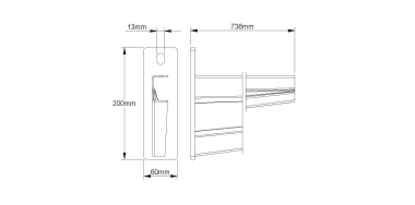 NIED Wandausleger schwer         KTAS700 