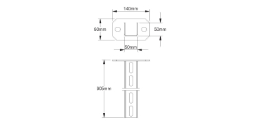 NIED Hängestiel 900mm         HU5050/900 