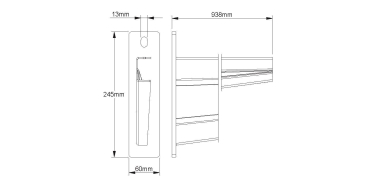 NIED Wandausleger schwer        KTAS 900 