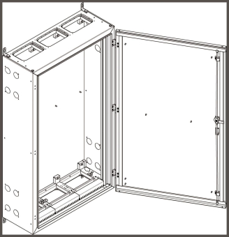 ABN Wandgehäuse schutziso.IP55     NT39P 