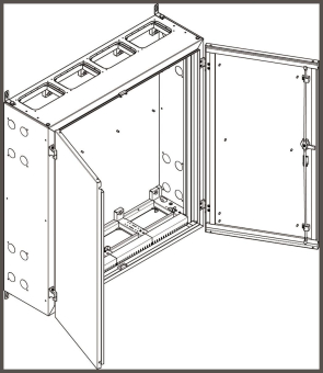 ABN Wandgehäuse geerdet IP55 BxHxT NT47E 
