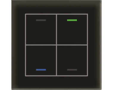 MDT GTL-400S.02S KNX Glastaster II Light 