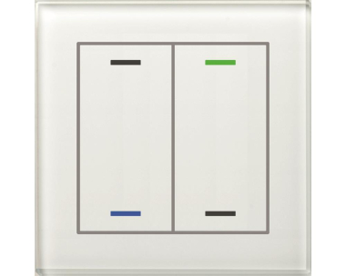 MDT GTL-2T0W.02S KNX Glastaster II Light 