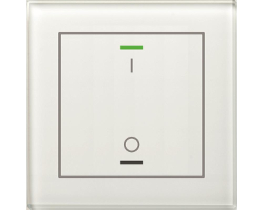 MDT GTL-1TBW.02S KNX Glastaster II Light 