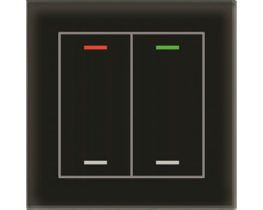 MDT GTL-200S.02S KNX Glastaster II Light 