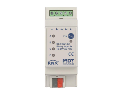 MDT Binäreingang 4-fach 2TE REG 