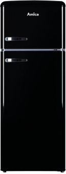 Amica KGC 15634S sw Doppeltürkühlschrank 