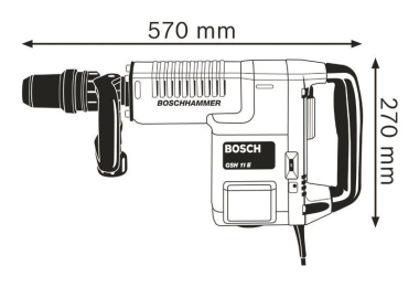 Bosch Schlaghammer 1500W 10kg GSH11E 