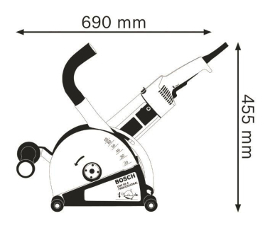 Bosch Wandschlitz-Fräse           GNF65A 
