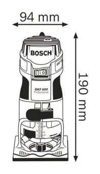 Bosch Kantenfräse GKF 600     060160A100 