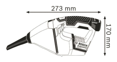 Bosch Akku Handsauger GAS 12V 