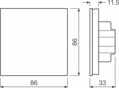 LEDV LC RF TOUCH PANEL RGBW 220-240 