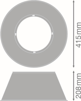 LEDV HB ALU REFLECTOR 93W 