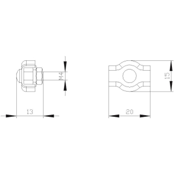 SIEM Seilklemme, simplex,    3SE7943-1AB 
