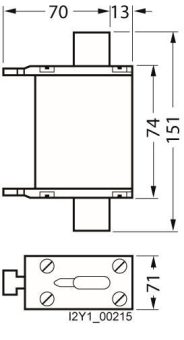 SIEM NH3-Sicherungseinsatz 500A  3ND1365 