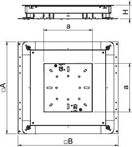 OBO UGD 350-3 9 Unterflur-Gerätedose 