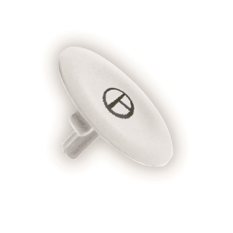 Schneider Tastenschild rund flach ZBA145 