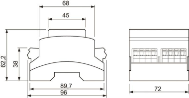 Regiolux LC-OM DALI Repeater 84501007100 