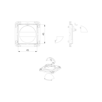 BEG Zentralplatte zum EB eines     38947 