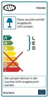EVN LED Deckeneinbau,            P202402 