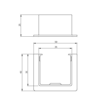 Unex Durchführung gerade        31600-02 
