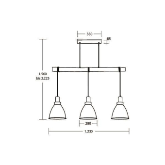 Brumberg Pendelleuchte mit      57411080 