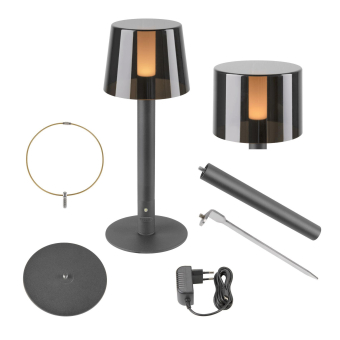 SLV Tischleuchten-Set TAHA Akku  1007380 