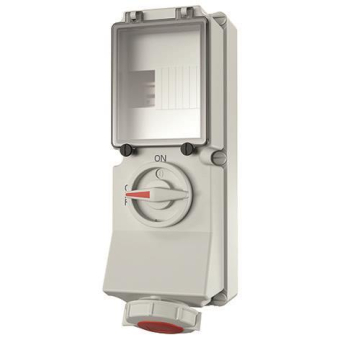 Mennekes 32A4P 3H400-440V Wanddose 5946A 