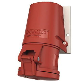 Mennekes 32A4P 6H400V Wanddose      1348 