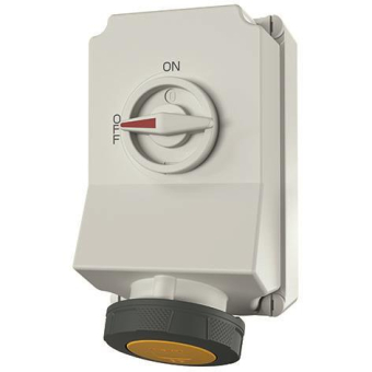 Mennekes 63A3P 4H110V Wanddose DUO 5925A 