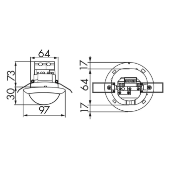 BEG Luxomat UP Präsenzmelder       92148 