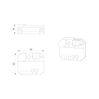 BEG 90407 LK-RF/KNXs     LK-RF/KNXs blau 