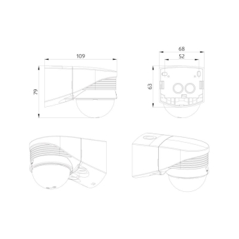 BEG Bewegungsmelder LC-PLUS-280-BR 91018 