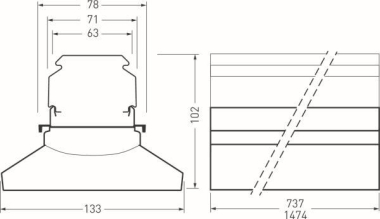 Trilux 7651IP HE PMW19 65-    9002218984 