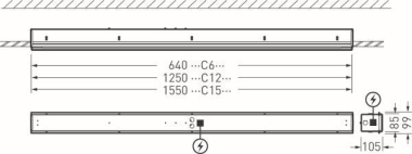 Trilux 4401 G2 C6 DW IP 10-840   8180140 