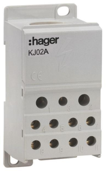 Hager Verteilerblock 250A 1polig   KJ02A 