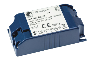 RUTEC LED Netzgerät 12V 12W IP20   85267 