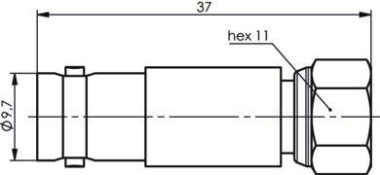 TG Adapter BNC-F (F-M)       J01008A0031 