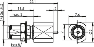 TEGA SMA-EDGE-mount          J01151A0451 
