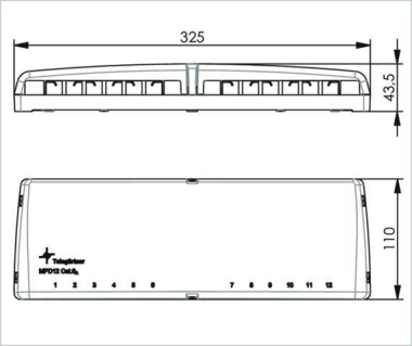 TG   12-f Mini-Verteiler     H02000A0106 