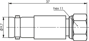 TG Adapter BNC-F (F-M)       J01008A0031 